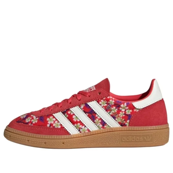 Adidas X Liberty London Handball Spezial „off White Semi Lucid Red“