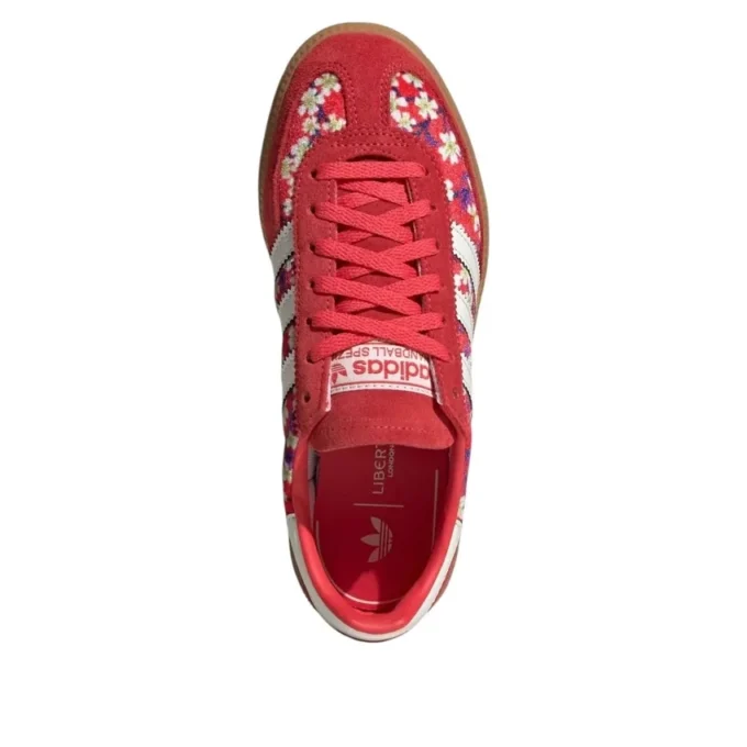 Adidas X Liberty London Handball Spezial „off White Semi Lucid Red“